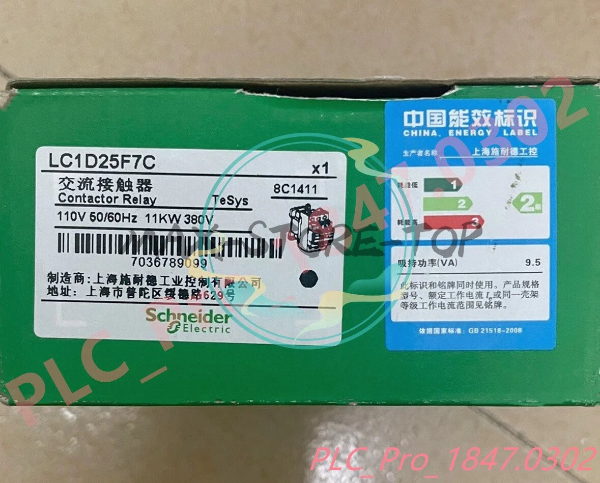 LC1D25F7C 1PCS   Schneider LC1D2 5F7C 110 VAC 11KW Fast shipment