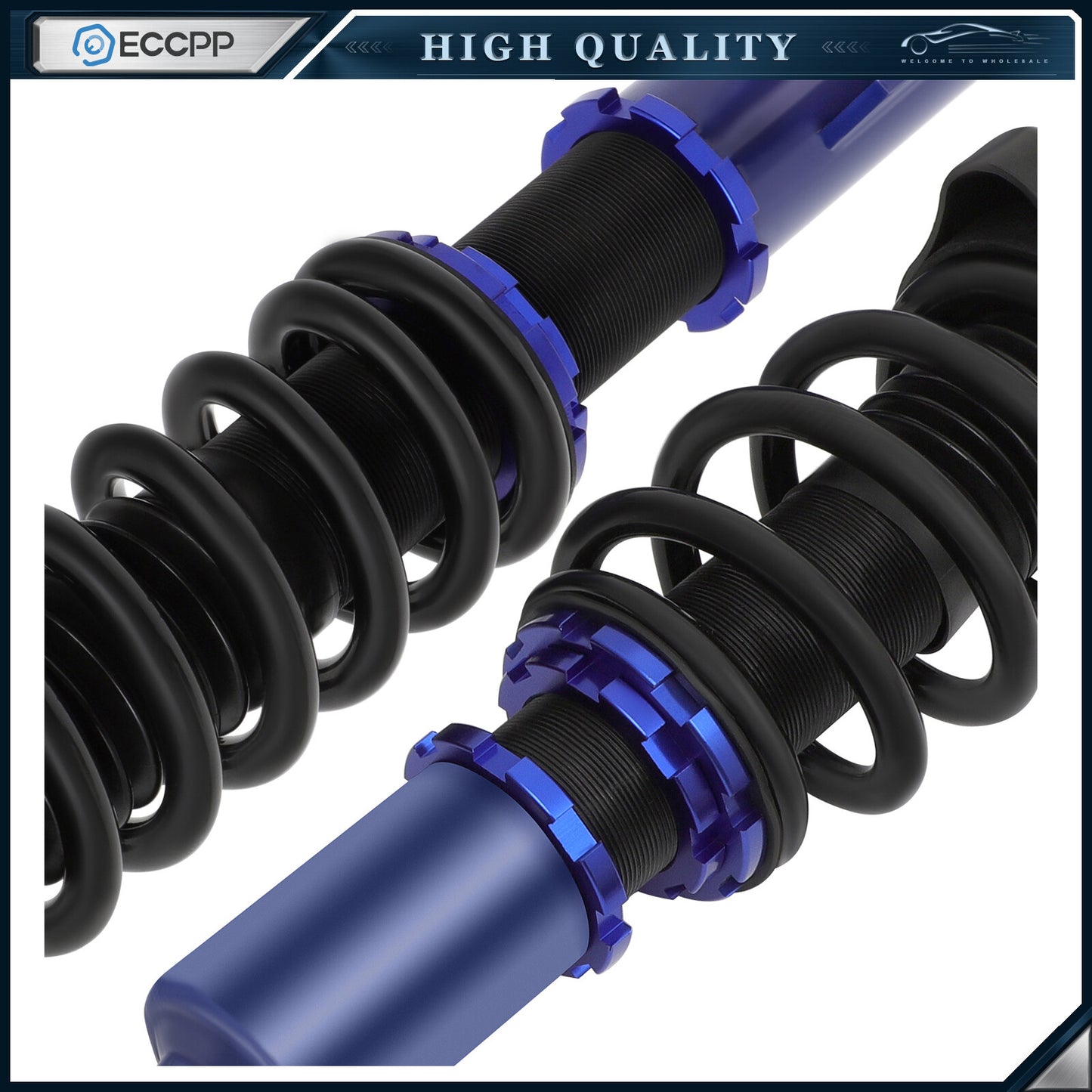 ECCPP Coilovers For 2002-2006 Mitsubishi Lancer Suspension Set Adj.Height Shocks