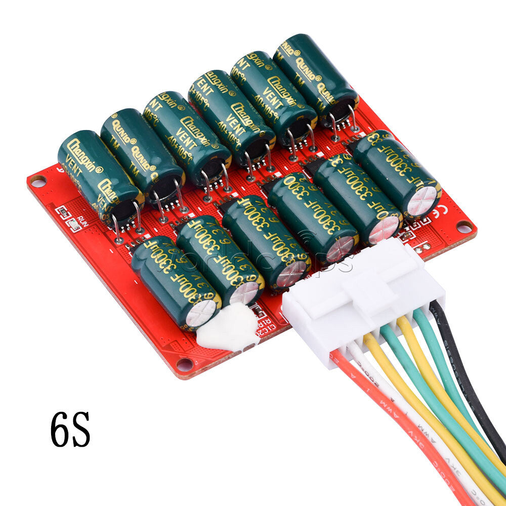 4S 6S 8S 3A LiFePO4 Active Battery Balancer BMS Energy Transfer Capacitor Board