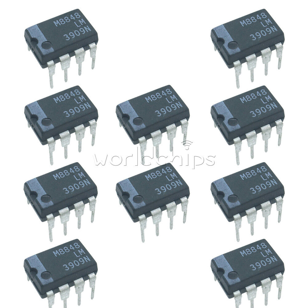 10PCS  LED Flasher Oscillator IC NSC DIP-8 LM3909 LM3909N