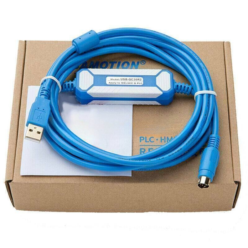 For Mitsubishi Q series plc programming cable USB-QC30R2 3M connector