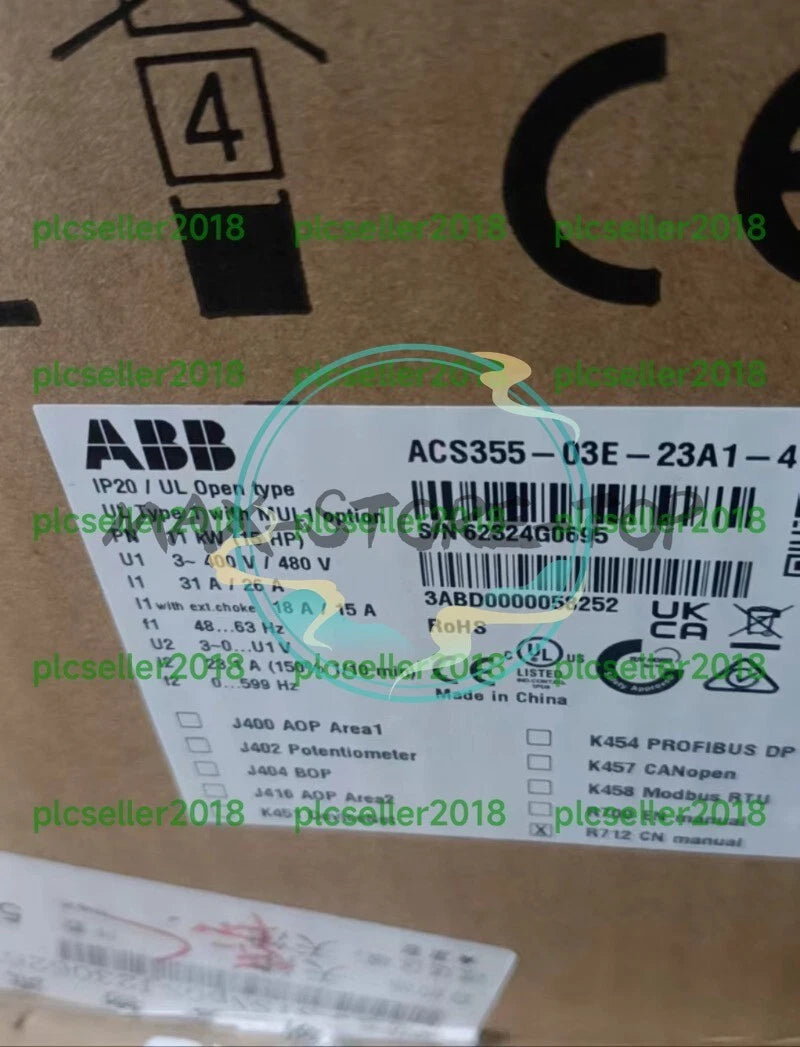 1 PCS  ABB inverter ACS355-03E-31A0-4 380V 15KW