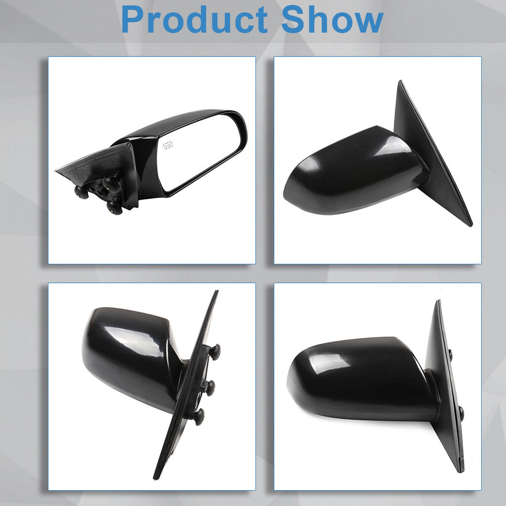 Power Mirror For 2007-2010 Hyundai Sonata Passenger Side Heated Black