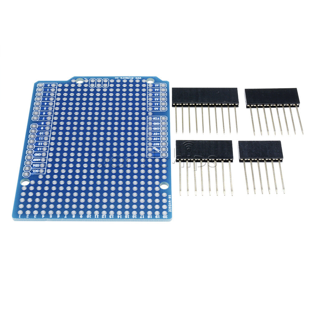 10PCS Prototype PCB for Arduino UNO R3 Shield Breadboard DIY Board 2.54mm Pitch