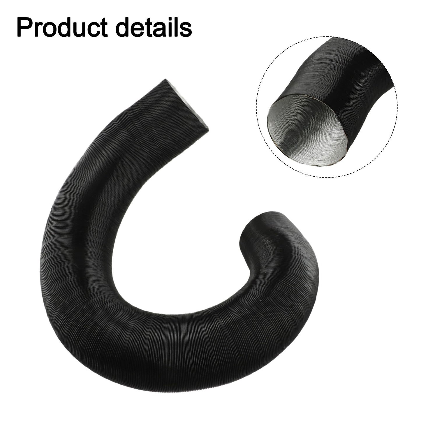 Shockproof 90 mm Air Intake Hose for Enhanced Vehicle Heating Applications