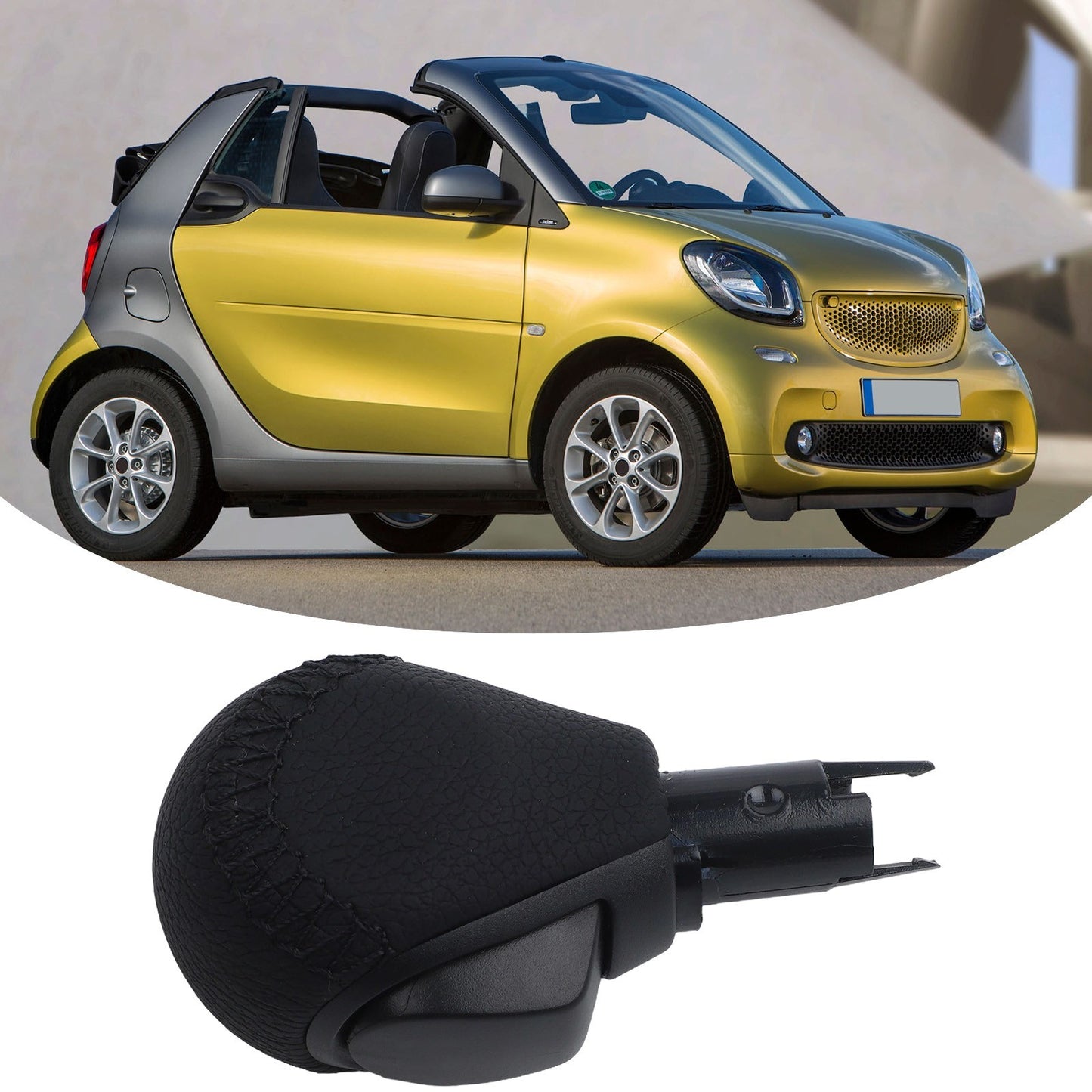ForSmart For Fortwo Compatible Automatic Gear Shift Knob Upgrade Accessory