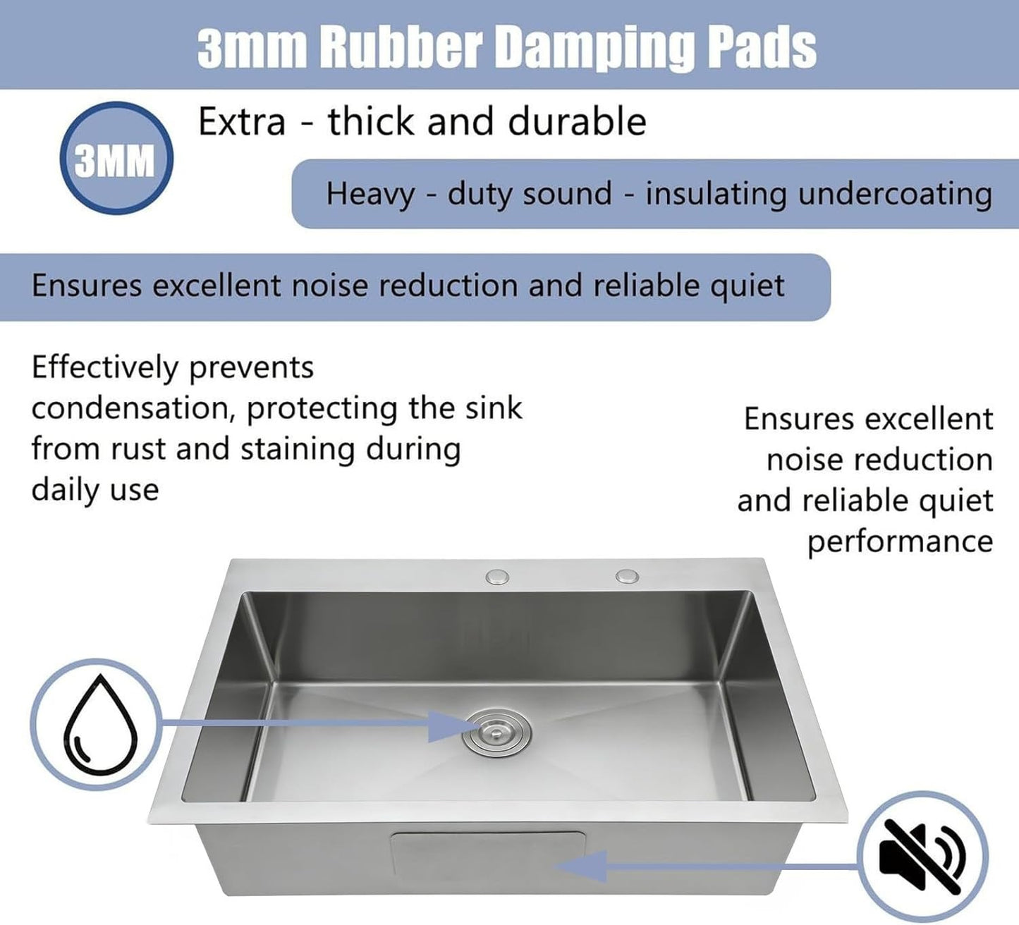 33x22 Inch Drop In Kitchen Sink, Stainless Steel Brushed Nickel with Dish Grid