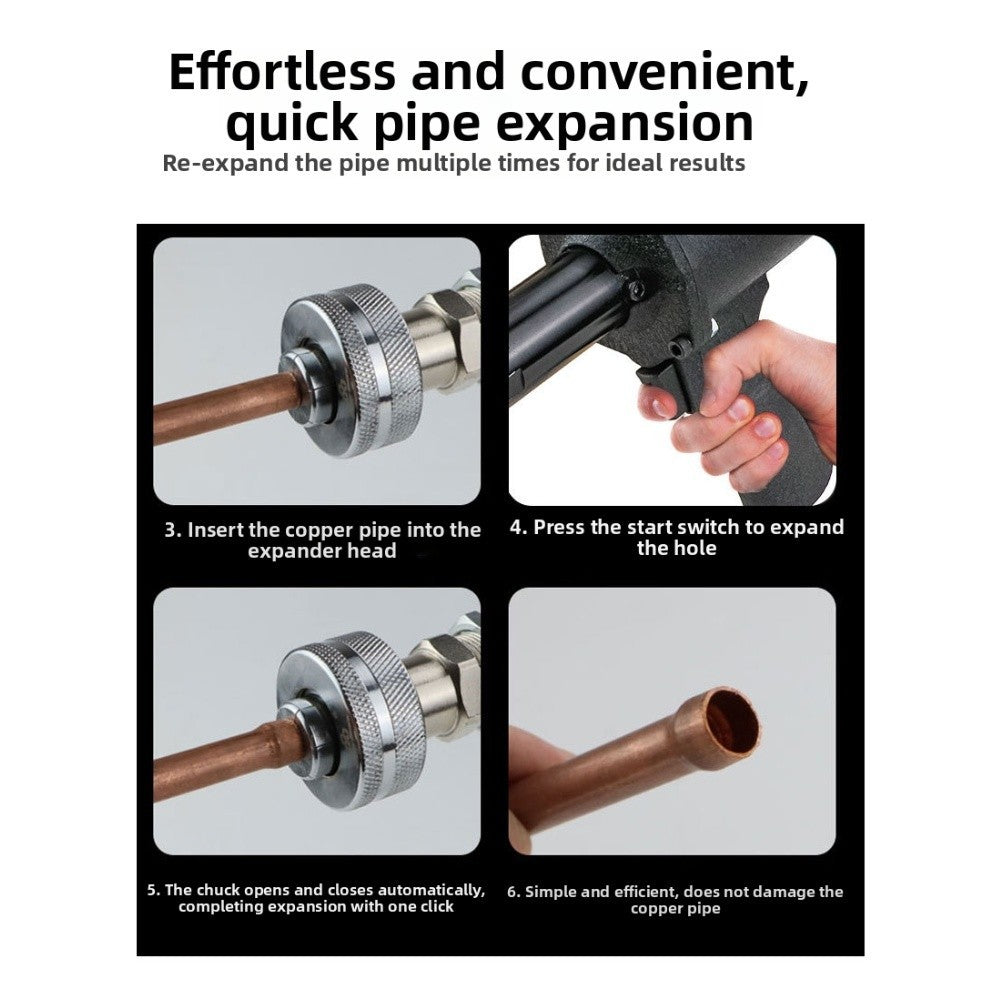 Multi Size For Copper Pipe Expander Pneumatic Hydraulic With Detachable Chuck
