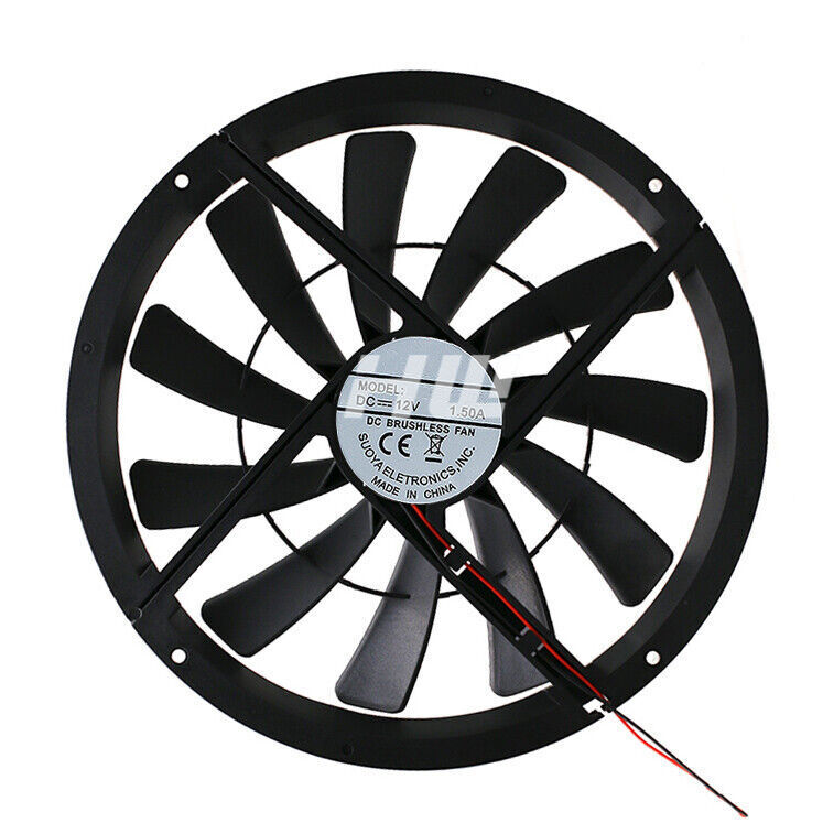 250mm 25cm DC 12V 1200RPM 40DBA Molex 4D 250X30 mm PC Computer Case Cooling Fan