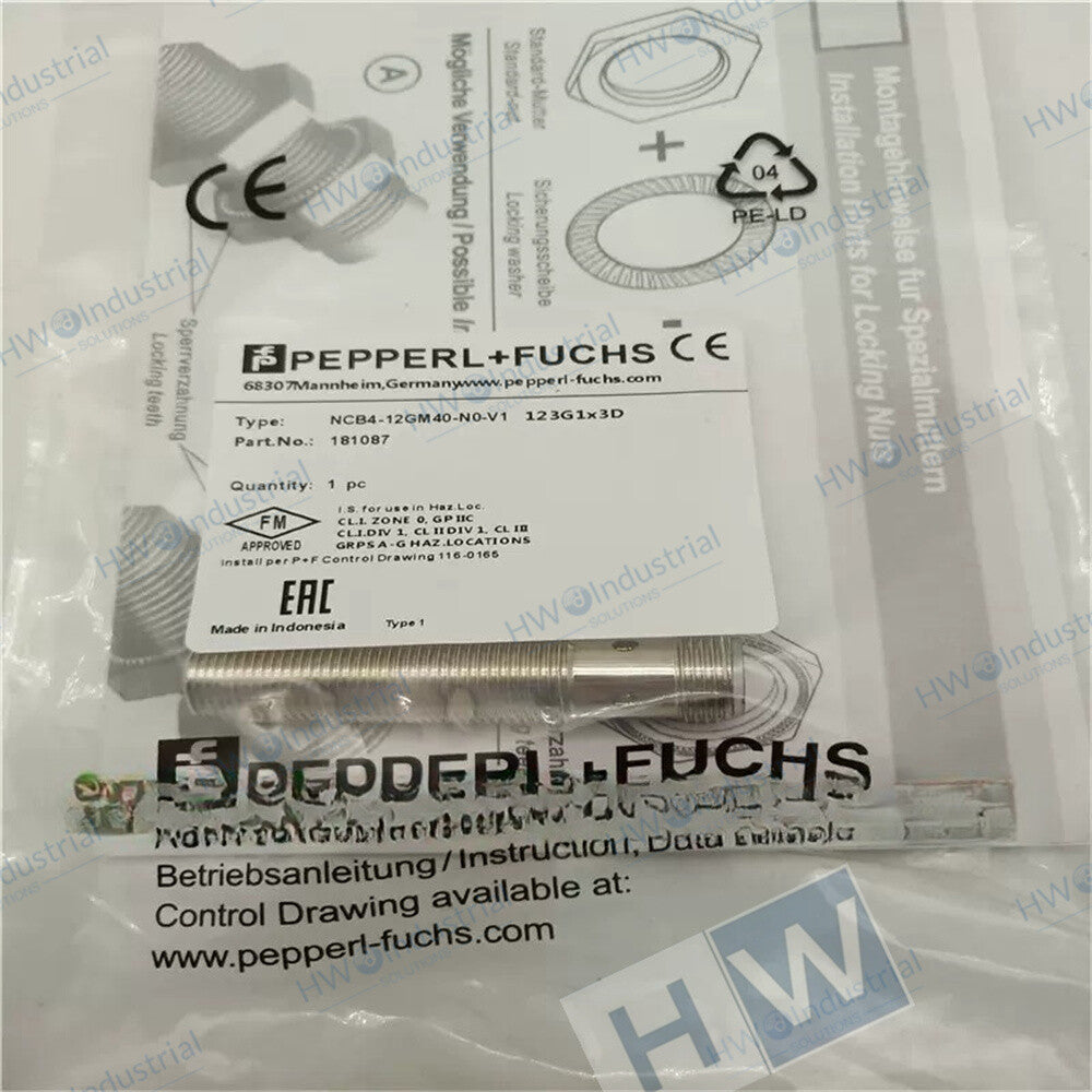 1/Piece NCB4-12GM40-N0-V1 NCB4-12GM40-NO-V1  P +Fuchs Proximity Switch Sensor