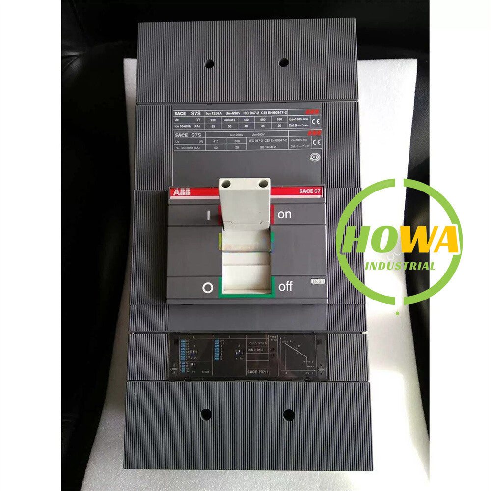 1/piece  ABB Molded Case Circuit Breaker SACE S7S 1250A PR211
