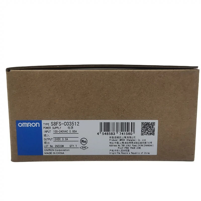 1/Piece  S8FS-C03512 12V 3.0A OMRON Switching Power Supply