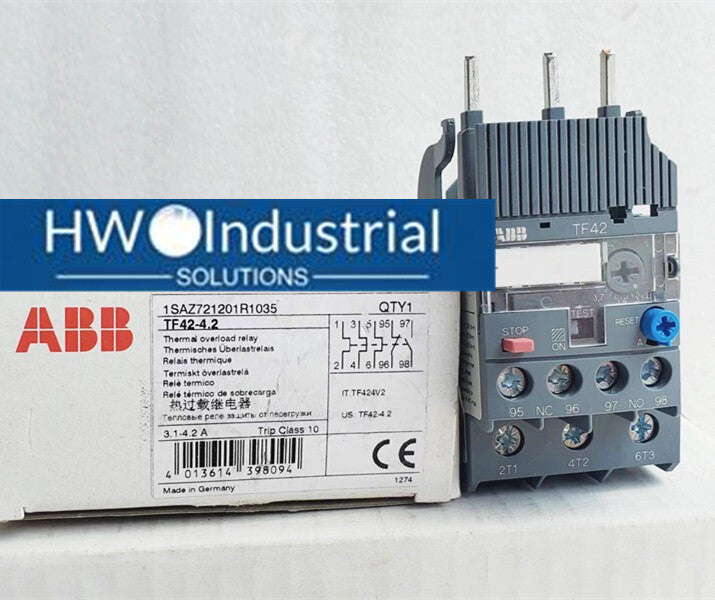 1pc  Thermal Overload Relay TF42-4.2 (3.1-4.2A) 1SAZ721201R1035