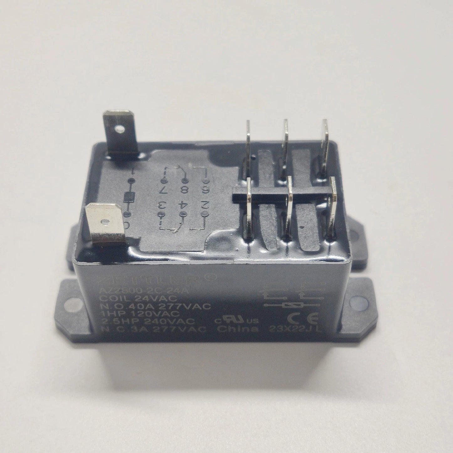 1X Power Relay 24VAC 8Pin 40A 277VAC AZ2800-2C-24A 692-024A5-2C22S