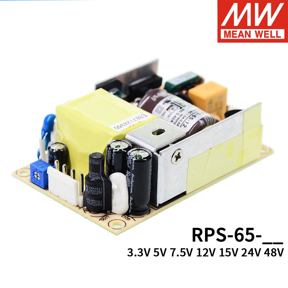 Mean Well RPS-65 Switching Power Supply Medical PCB Type 65W 5V12V15V24V48V7.5V