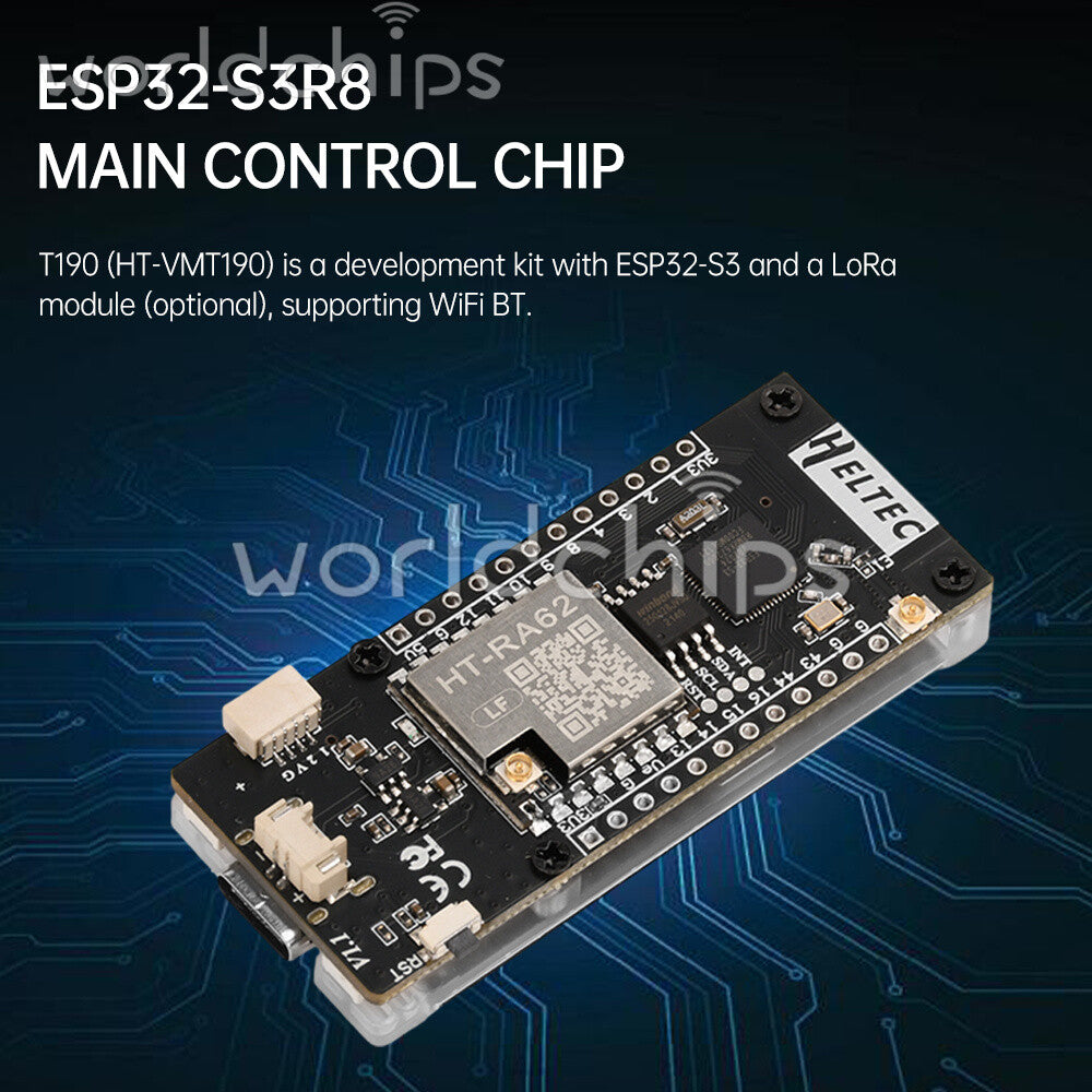 1.9Inch TFT ESP32-S3R8 LoRaWAN WIFI Bluetooth Development Board HT-VMT190 Module