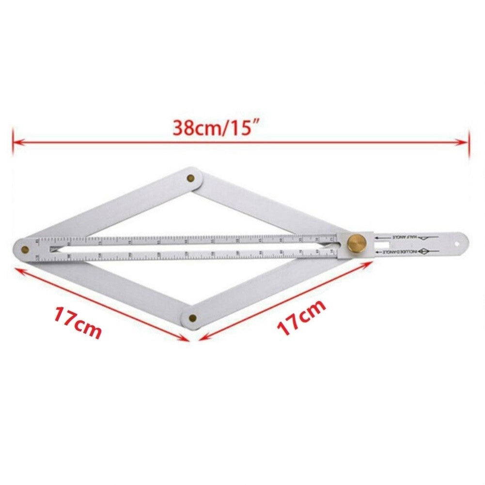 Square Protractor Protractor Artifact Foldable Gauge Measurements Multi-Angle