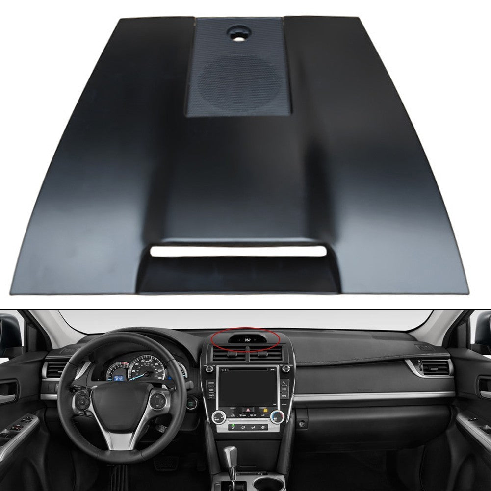 Black ABS Car Dash Air Vent Clock Bezel Plate for Toyota For Camry 2012 2017