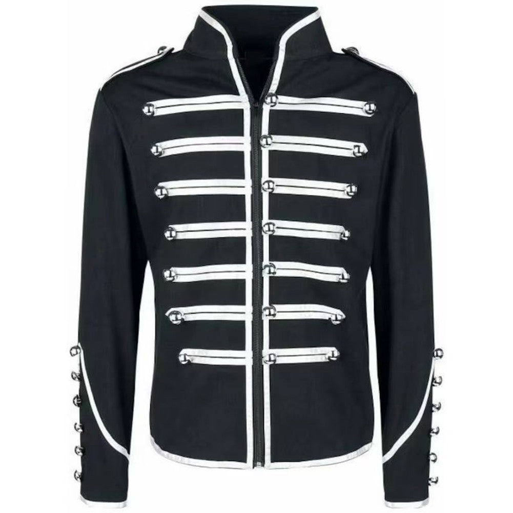 Men's Coat Stand Collar Vacation Autumn Casual Holiday Medieval