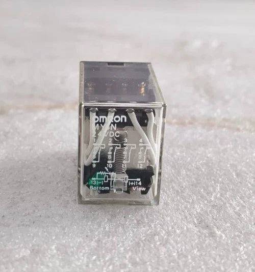Lot of 7 OMRON MY4N Power Relay AUX.  Fast Shipping  /