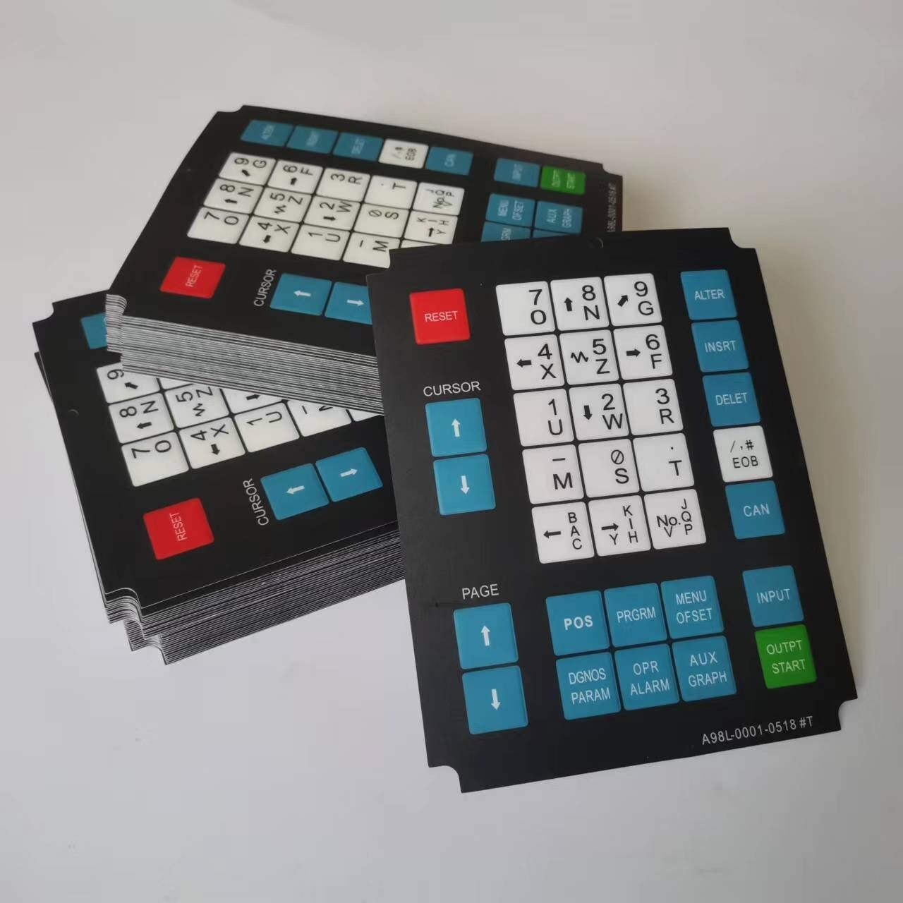 1PC FANUC  A98L-0001-0518#T KEYSHEET MEMBRANE KEYPAD FOR 32 KEY