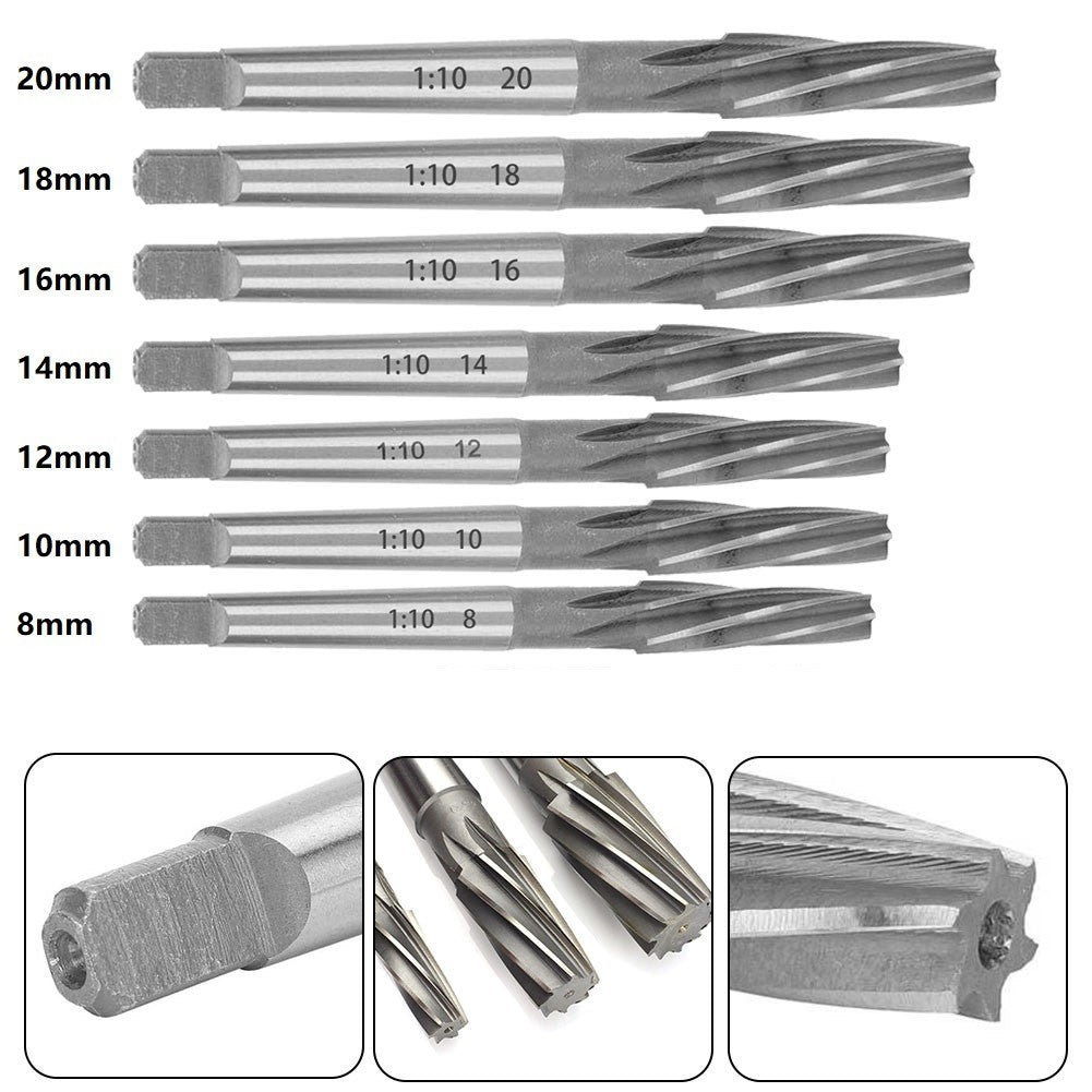 Tools Reamer Hand Reamer Tapered Taper 115-155mm 8/10/12/14/16/18/20mm