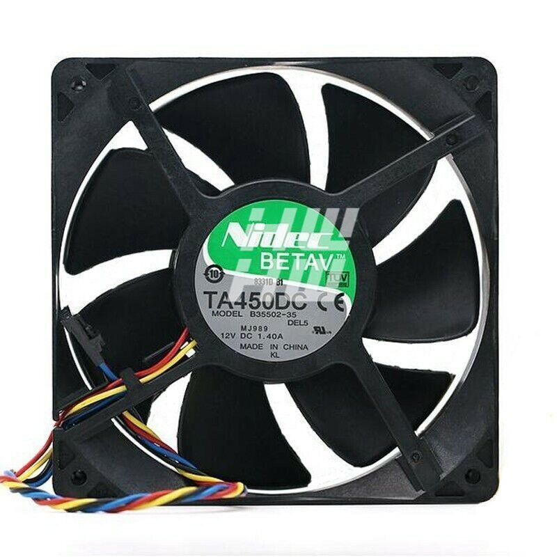 NIDEC 12CM B35502-35 DC 12V 1.40A 12038 120*120*38mm 4 Wire PWM Cooling Fan