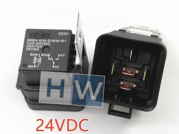 2Pcs  SONG-CHUAN 896H-1CH-D1SW-R1 24VDC 20A 5-pin Automotive Relay