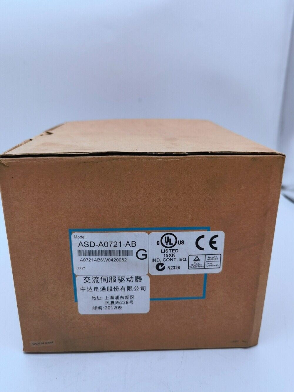 1pcs For Delta AC Servo Drive ASD-A0721-AB
