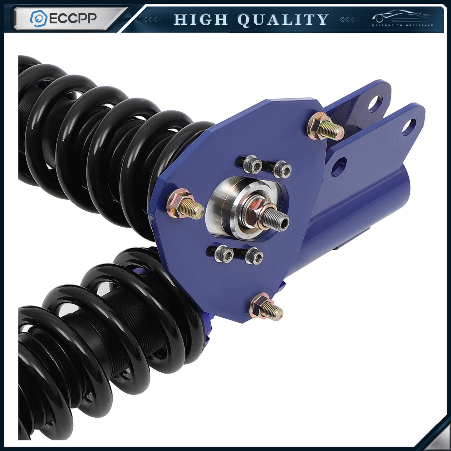 ECCPP Coilovers For 2002-2006 Mitsubishi Lancer Suspension Set Adj.Height Shocks