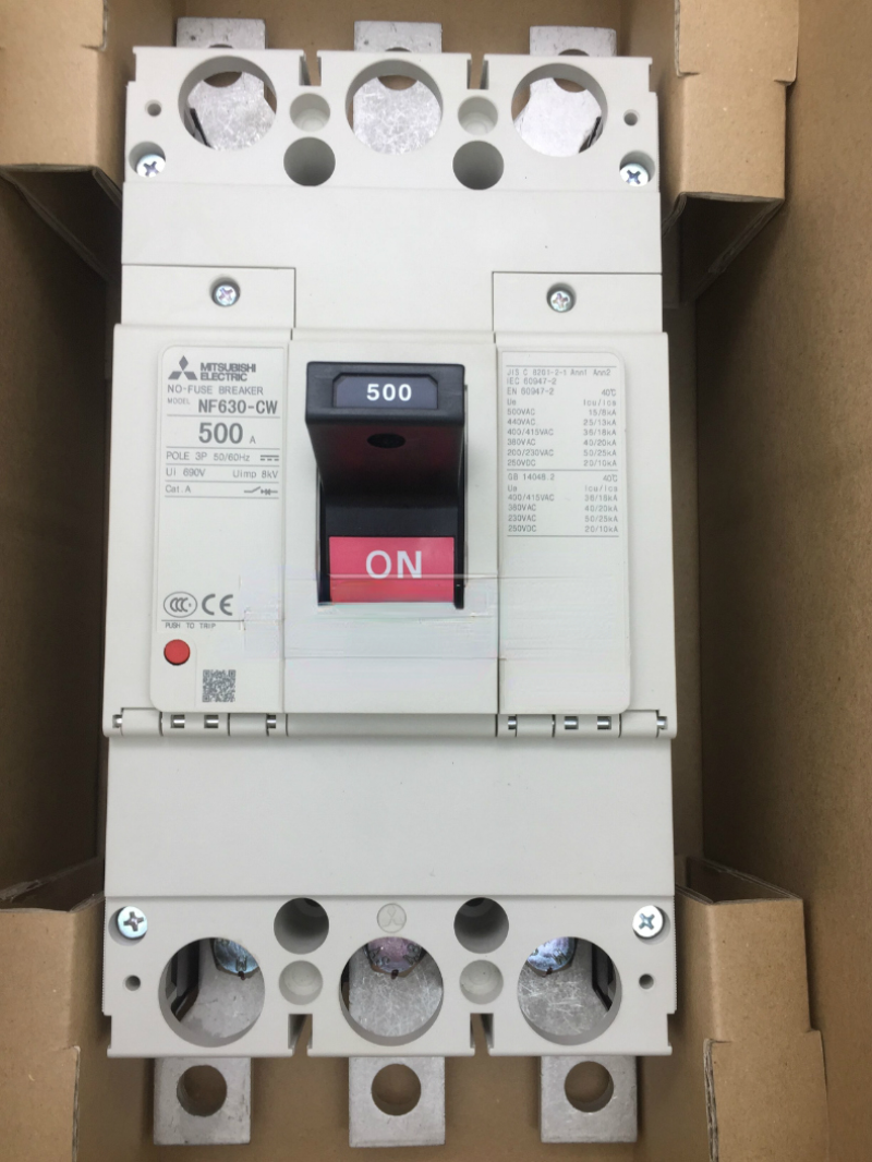 1pcs Mitsubishi Circuit Breaker NF630-CW 3P 500A (CH)  1110015222