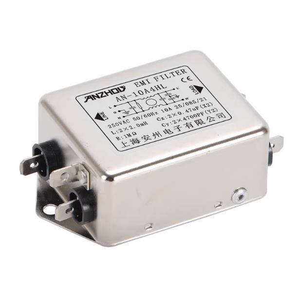 1PC  AN-6A4HL AN-10A4HL AN-20A4HL 250V 6A 10A 20A EMI AC Power Filter