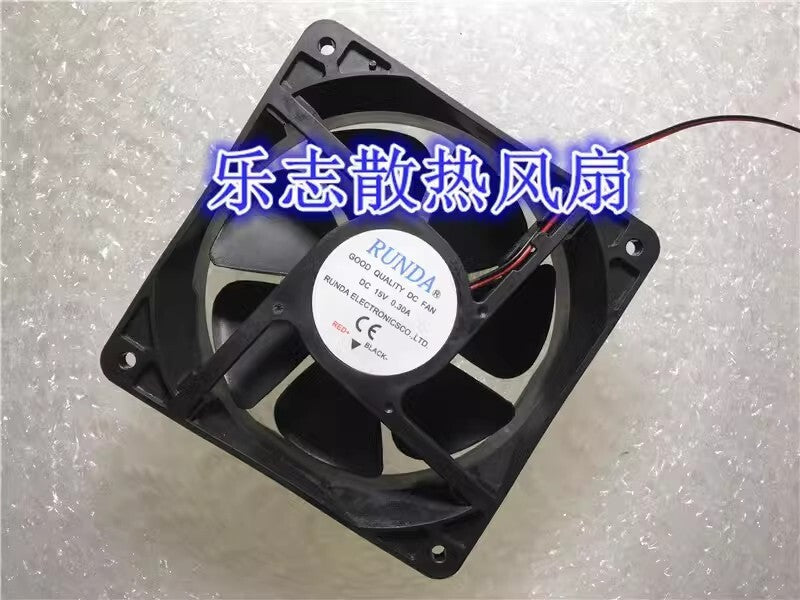 RUNDA GOOD QUALlTY DC FAN 12038 DC15V 0.30A Inverter Cooling Fan