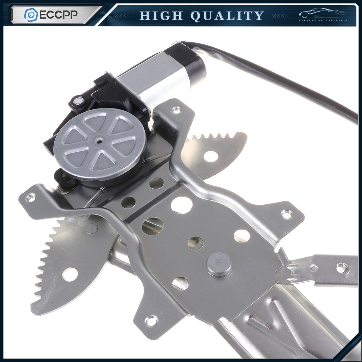 For 1997-2001 Toyota Camry Rear Passenger Side Power Window Regulator with Motor
