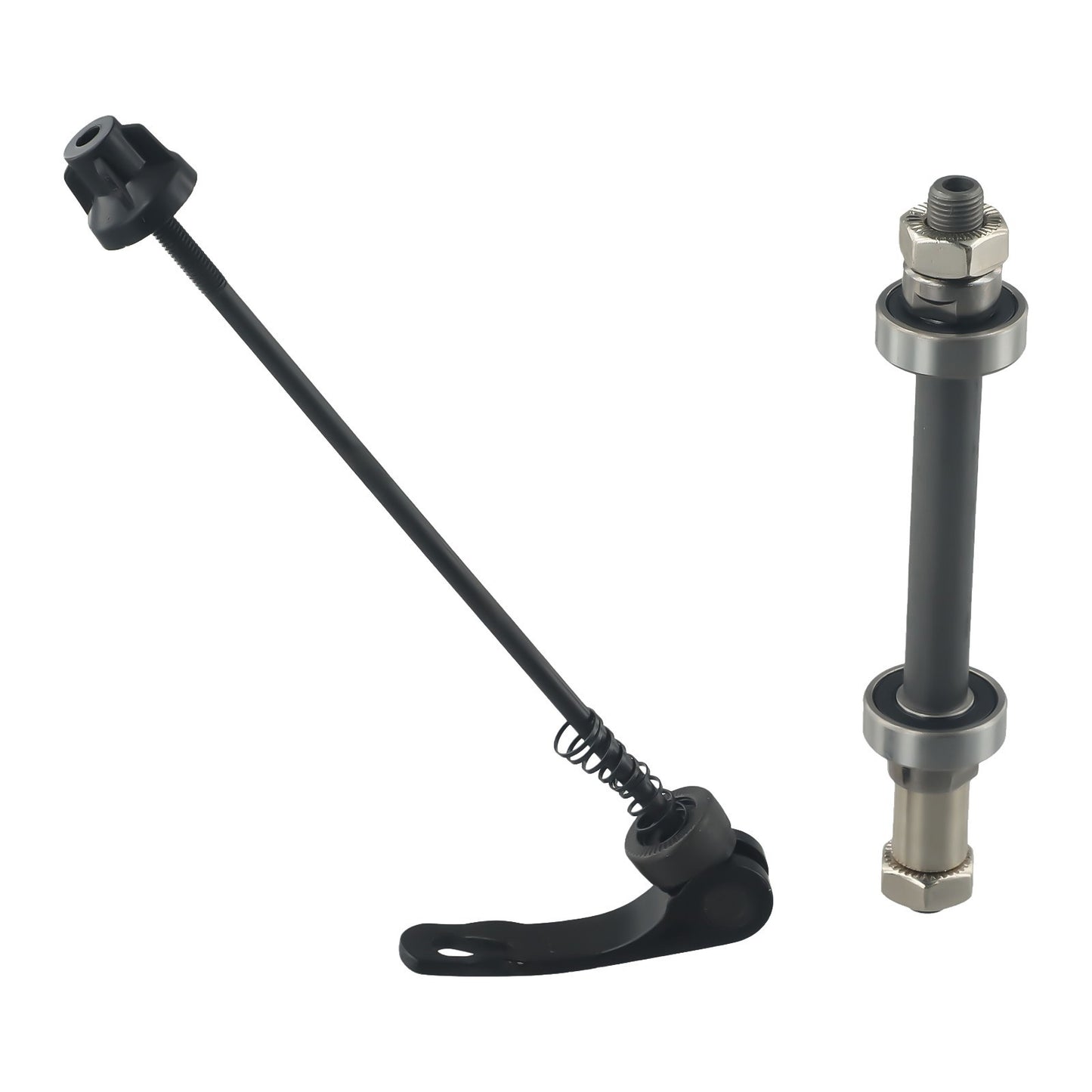 Axle Quick Release Front & Rear MTB Bike Quick Release Spare Steel Black Tools