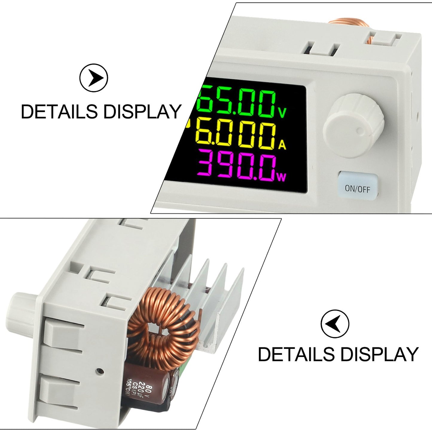 Sophisticated Design Professional LCD on a 390W Adjusting Power Supply