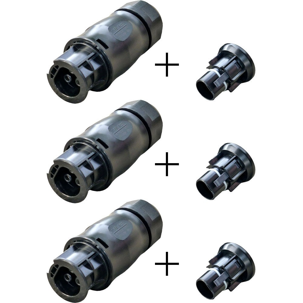 1/3 Set Connector 3-Pole Waterproof Connection Replacement Part High Quality