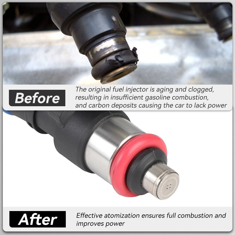6pcs Fuel Injectors For Ford Escape Fusion Mazda Tribute Mercury Mariner 3.0L