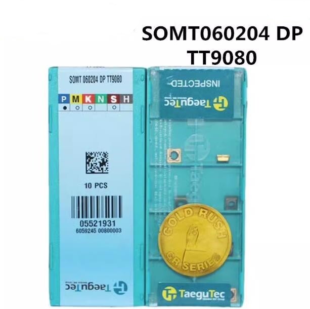 Box/10PCS Taegutec CNC Blade SOMT050204DP TT9080