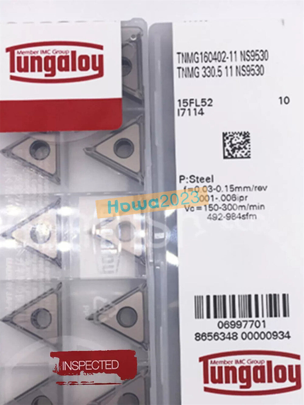 10Pcs/box Tungaloy TNMG160402-11 NS9530 TNMG330.5-11 Blade Carbide Inserts