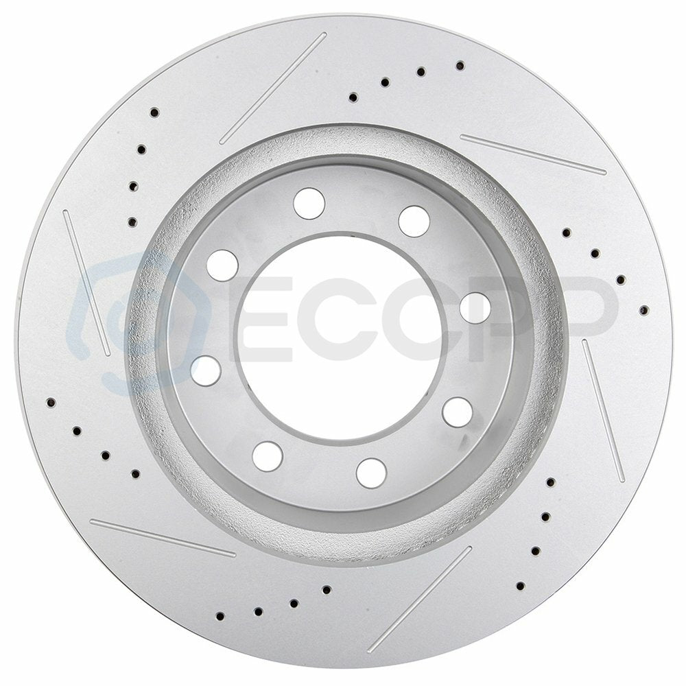 Front Brake Calipers & Rotors & Pads Set 8Pcs  For 2006-2008 Dodge Ram 1500