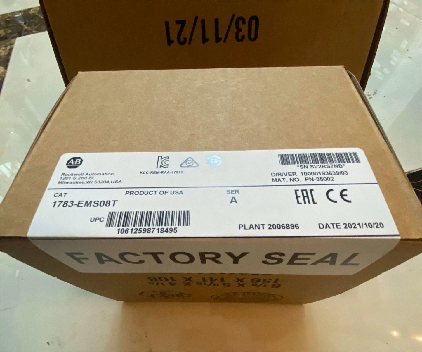 ALLEN-BRADLEY  1783-EMS08T  SERA OR SERB    . /UPS