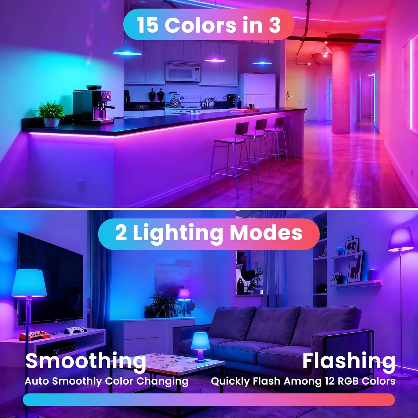 SCOPOW Rechargeable Light Bulb with Remote - 8W 600LM E26 Dimmable Rechargeable