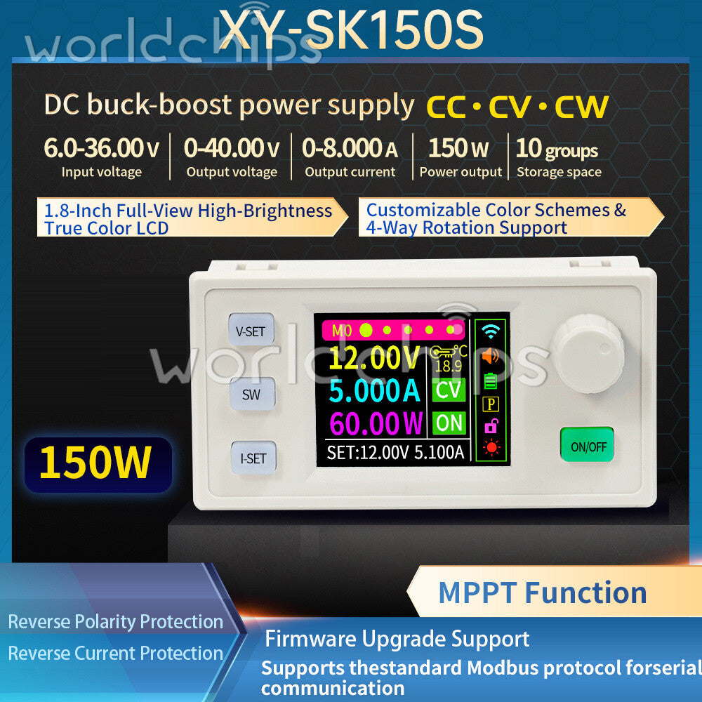 60W/120W/150W CNC Buck-Boost DC Adjustable Voltage Regulator Power Supply Module