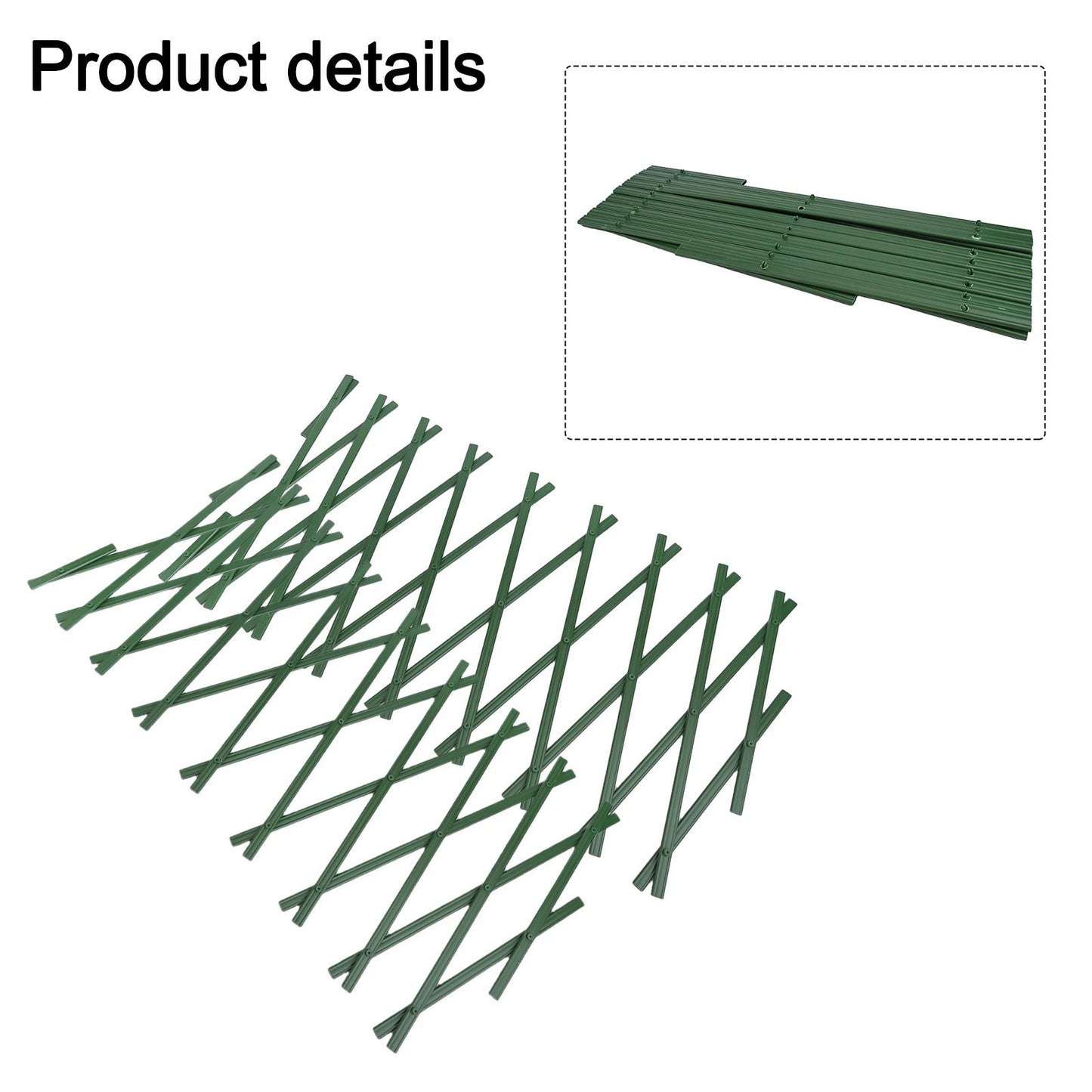 Expandable Garden Trellis Made of Plastic Great Support for Clemmatis and Vines