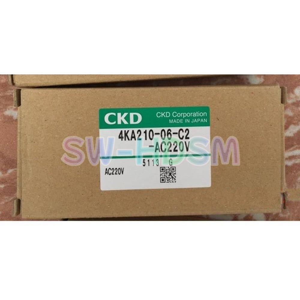 1PCS  for CKD Solenoid Valve 4KA210-06-C2-AC220V Freight Free