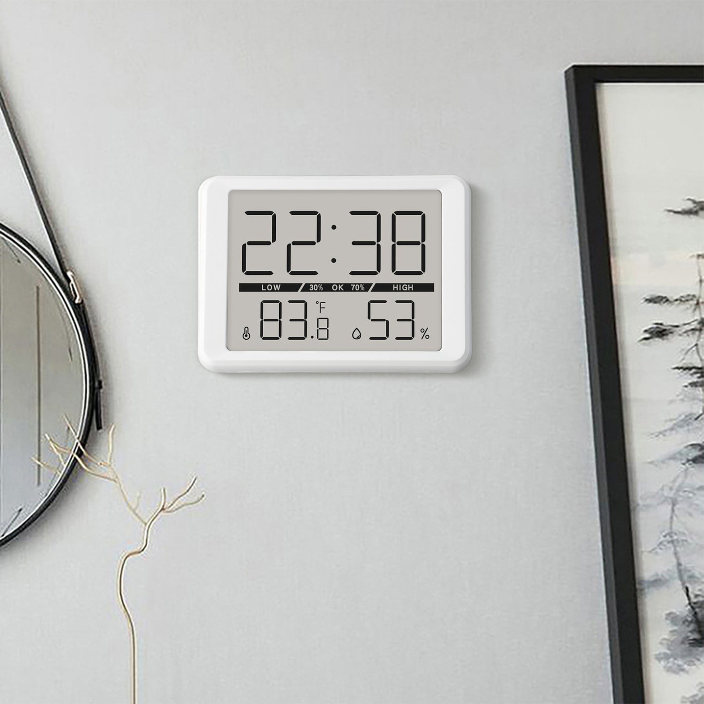 Dual Format Display Digital Timer for Easy Reading of Time & Conditions