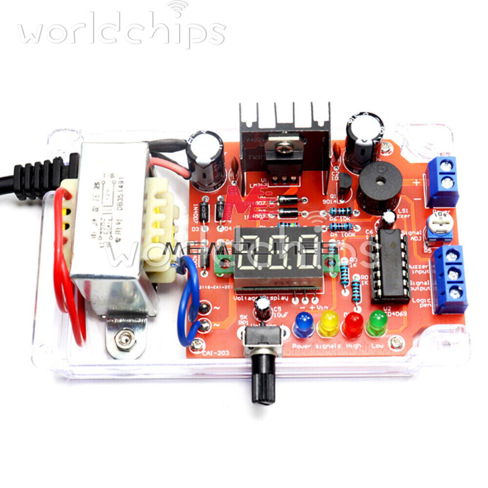 LM317 Adjustable Voltage Regulator DIY Kit DC Power Supply Electronic Parts