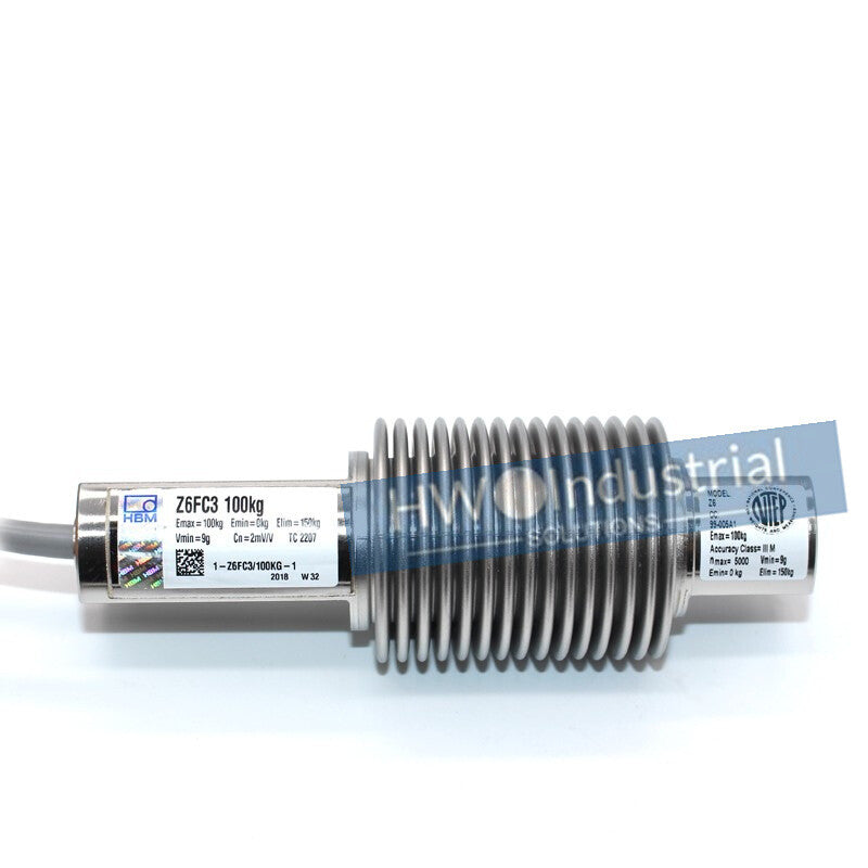 HBM Corrugated Tube Pressure Weighing Sensor Z6FC3 100KG Z6FC3/100kg