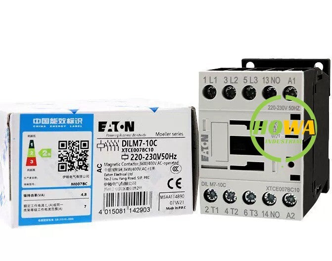 1/piece  EATON AC contactor DILM7-10C DILM7-10C AC220V AC110V
